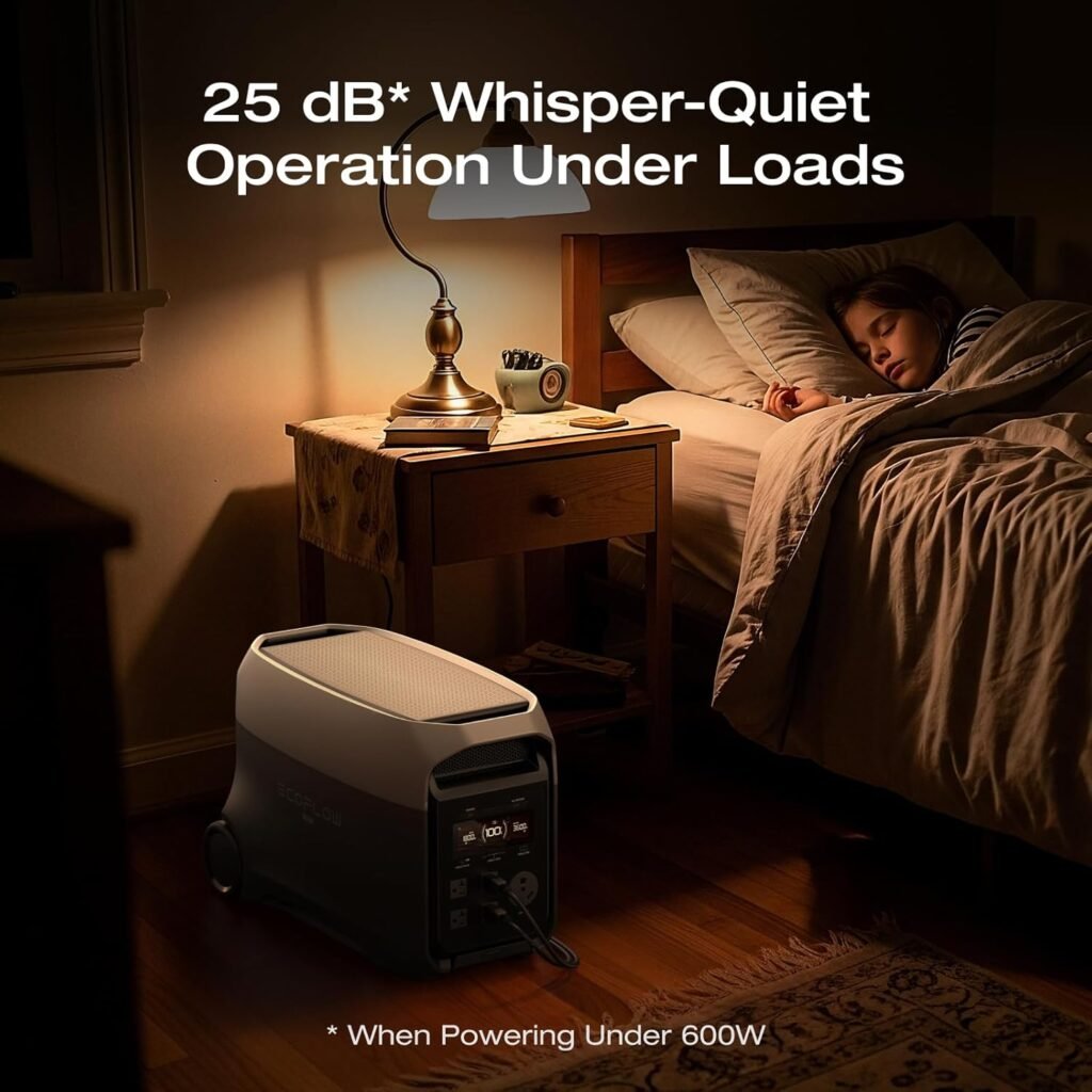 EF ECOFLOW DELTA 3 Ultra Portable Power Station with 400W Solar Panel, 3072Wh LiFePO4 Battery, 3600W (Surge 7200W) Output, Solar Generator for Home Use, Camping Accessories, Emergencies RV Backup EF ECOFLOW DELTA 3 Ultra Portable Power Station with 400W Solar Panel, 3072Wh LiFePO4 Battery, 3600W (Surge 7200W) Output, Solar Generator for Home Use, Camping Accessories, Emergencies RV Backup