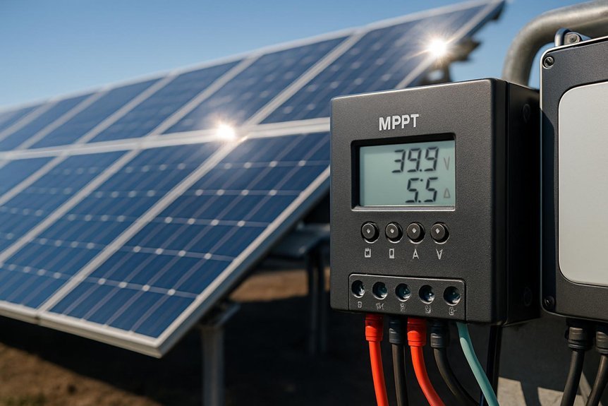 panel voltage sets mppt operating point