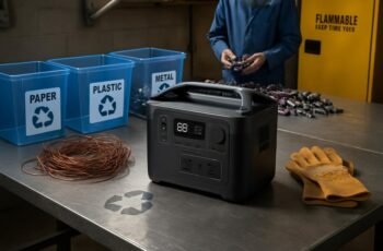 Recycling and Disposal of Portable Power Station Batteries