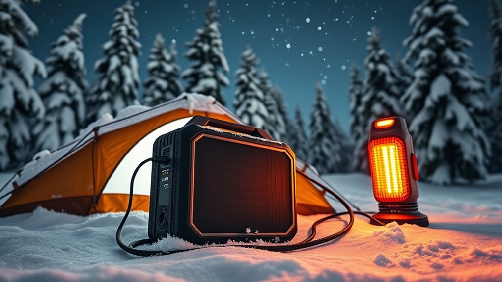 winter camping power considerations