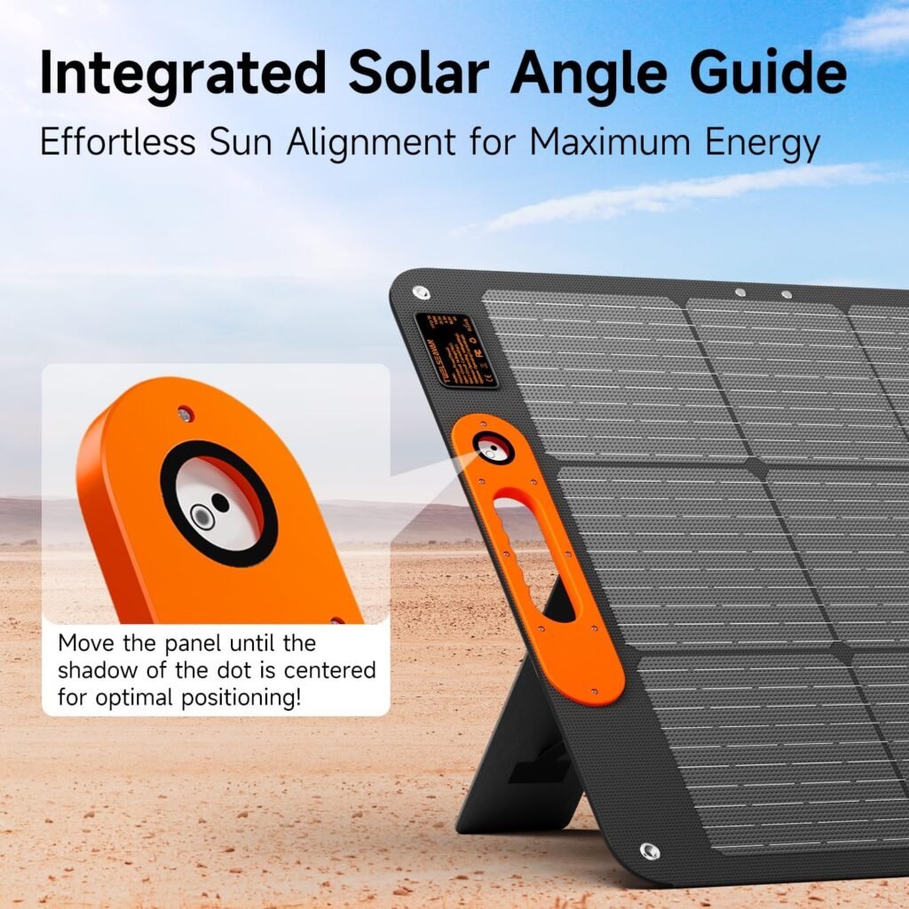 110W Portable Solar Panel for Jackery/EF/Bluetti/Anker/Goal Zero Power Station, IP68 Waterproof, 24% Efficiency, MC4 Output, ETFE Foldable Solar Charger with Adjustable Kickstand for Camping Outdoor 110W Portable Solar Panel for Jackery/EF/Bluetti/Anker/Goal Zero Power Station, IP68 Waterproof, 24% Efficiency, MC4 Output, ETFE Foldable Solar Charger with Adjustable Kickstand for Camping Outdoor