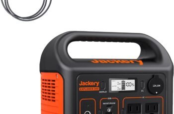 Jackery Portable Power Station Explorer 300 with 16.4 Ft Extension Cable