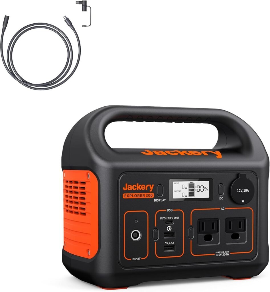 Jackery Portable Power Station Explorer with 16.4 Ft Extension Cable, 292Wh Backup LiFePO4 Battery, Solar Generator for Outdoors Camping Travel Hunting Blackout (Solar Panel Optional) Jackery Portable Power Station Explorer with 16.4 Ft Extension Cable, 292Wh Backup LiFePO4 Battery, Solar Generator for Outdoors Camping Travel Hunting Blackout (Solar Panel Optional)