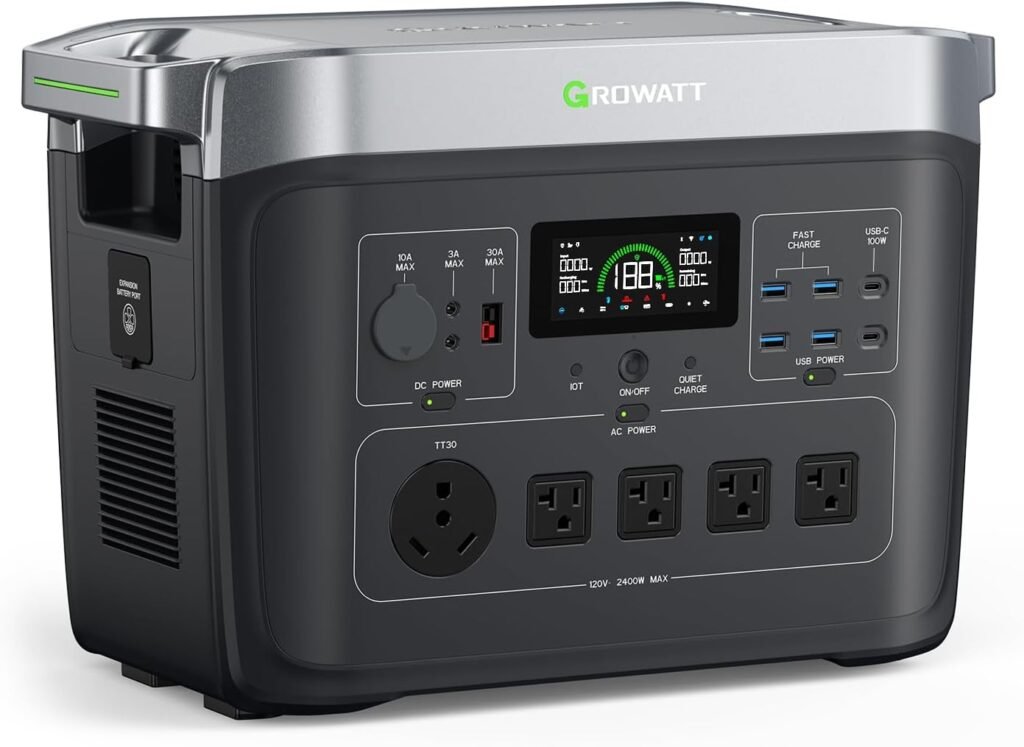 GROWATT INFINITY Pro Portable Power Station, 2048Wh Solar Generator